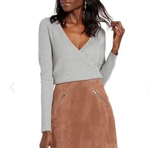 Leith Rib Wrap Sweater